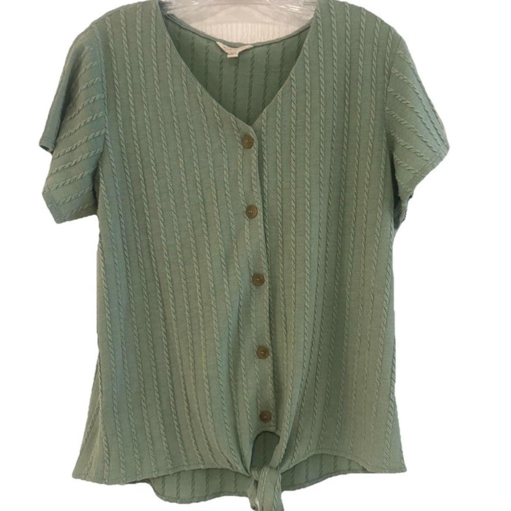 Weatherproof Vintage Women’s Heather Green Shirt